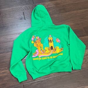 Green Graphic Hoodie